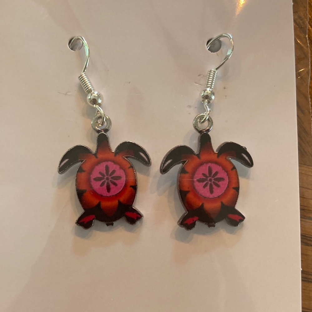 7. “Turtle” earrings. - Picture 3 of 3